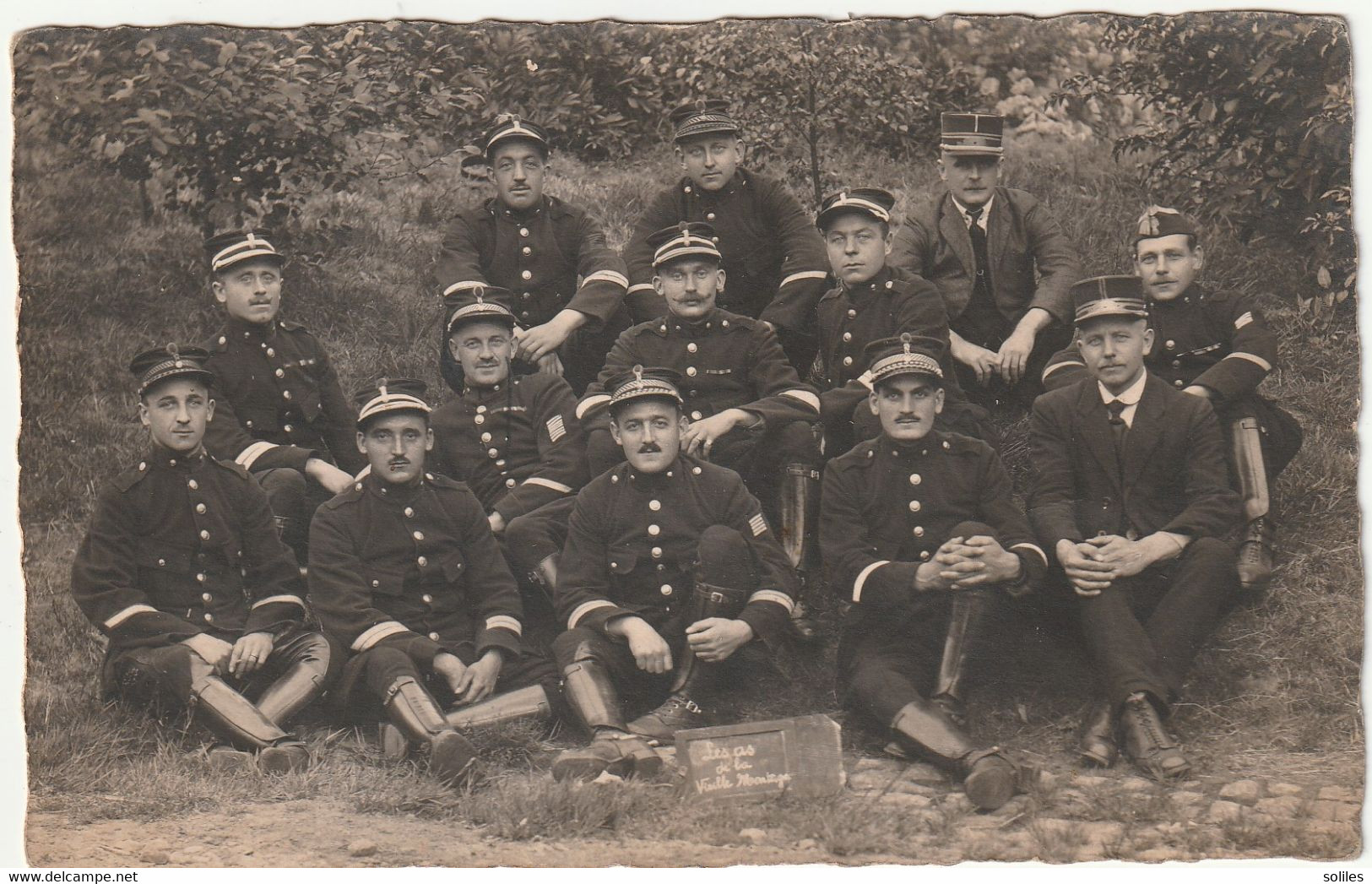 HOLLOGNE AUX PIERRES - Gendarmerie - Les AS De La Vieille Montagne -le 10 Août 1921 - Police - Gendarmerie