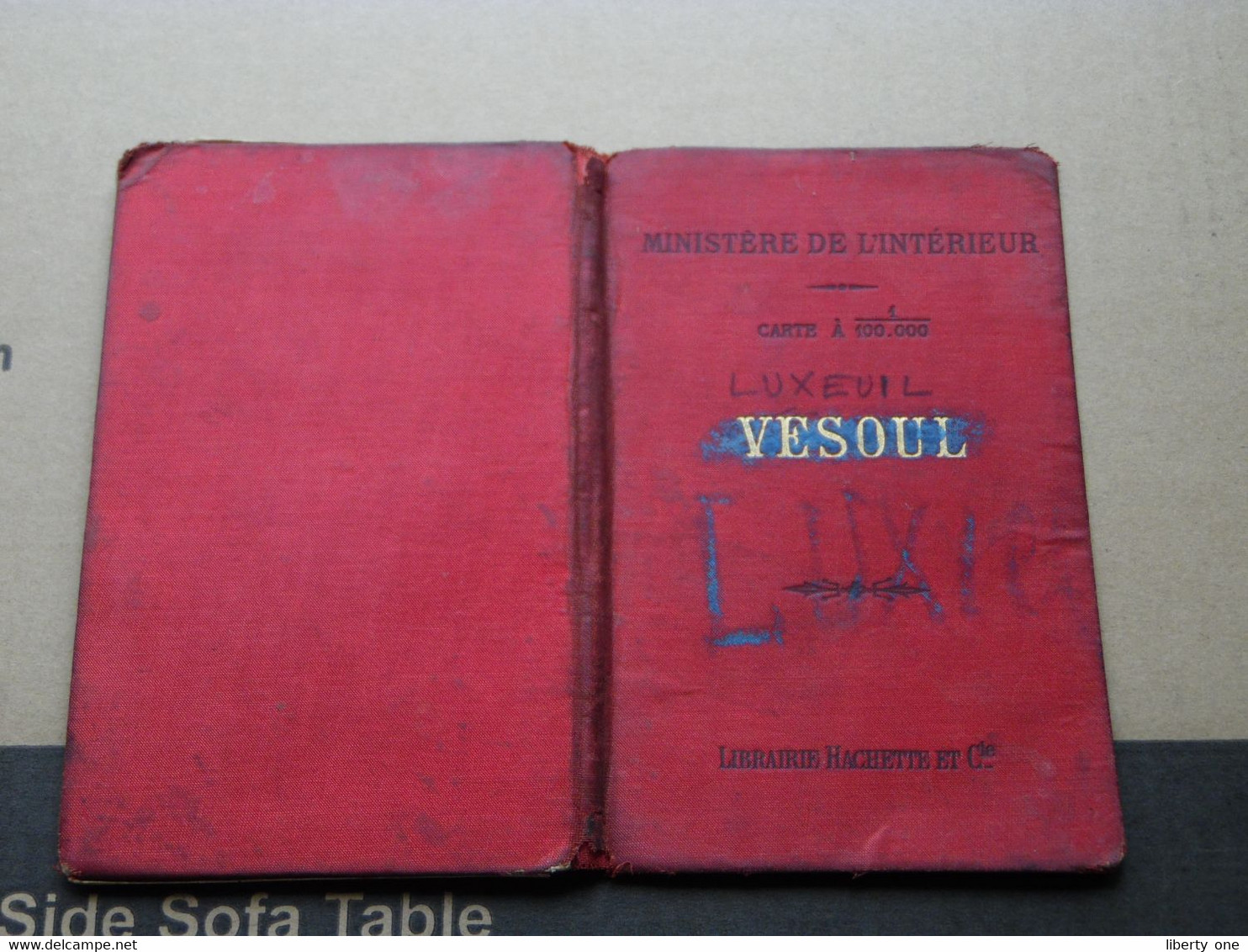 VESOUL - Luxeuil Feuille XXV-17 " Tirage 1907 - 1/100.000 ( Lib. Hachette ) Voir Scans / Photos SVP !