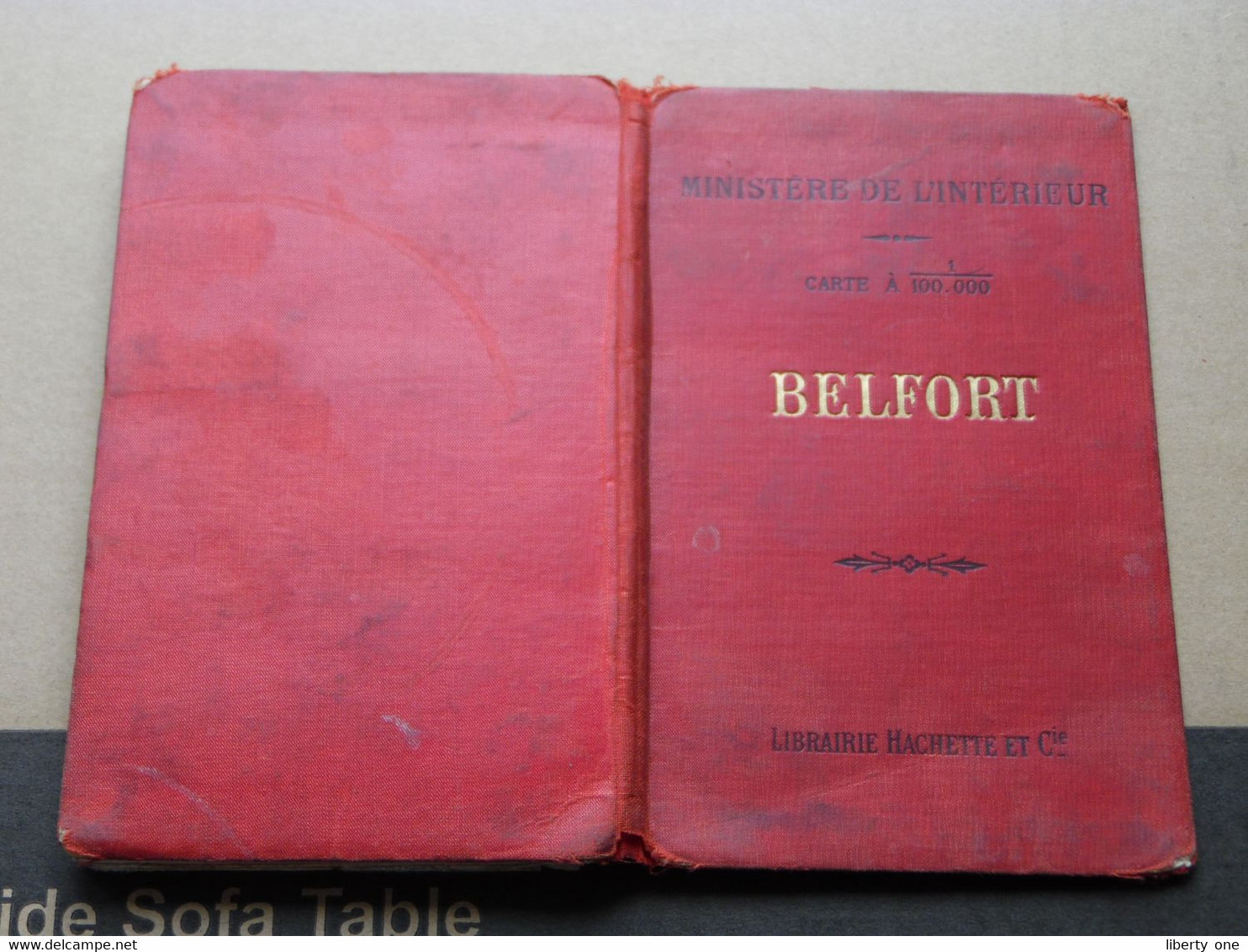 BELFORT - Feuille XXVI-18 " Tirage 1904 - 1/100.000 ( Lib. Hachette ) Voir Scans / Photos SVP !