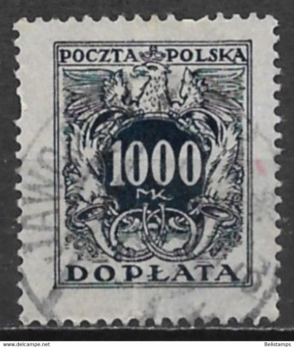 Poland 1923. Scott #J55 (U) Numeral Of Value - Postage Due