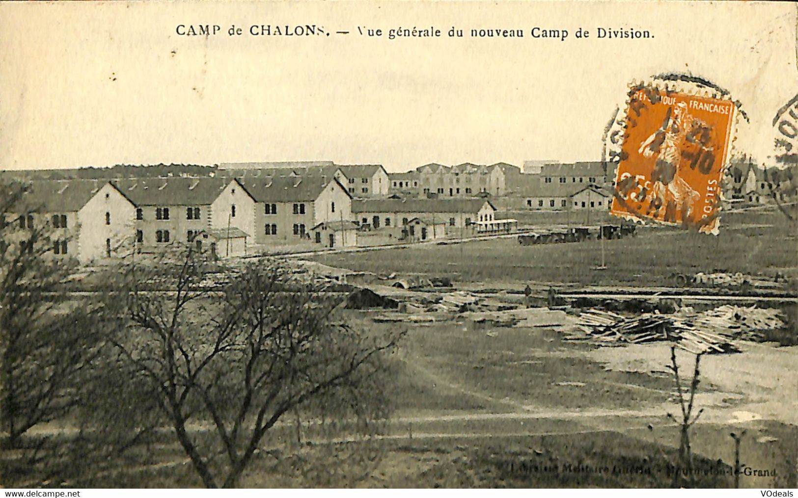 034 655 - CPA - France (51) Marne - Camp De Chalons - Vue Générale Du Nouveau Camp De Division - Camp De Châlons - Mourmelon