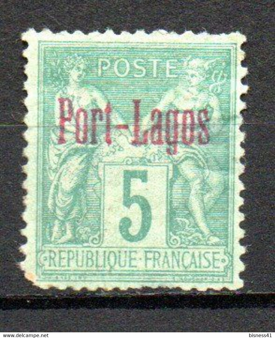 Col23 Port Lagos N° 1 Neuf X MH 2eme Choix Gomme Altéré Cote 40,00 Euro - Ongebruikt