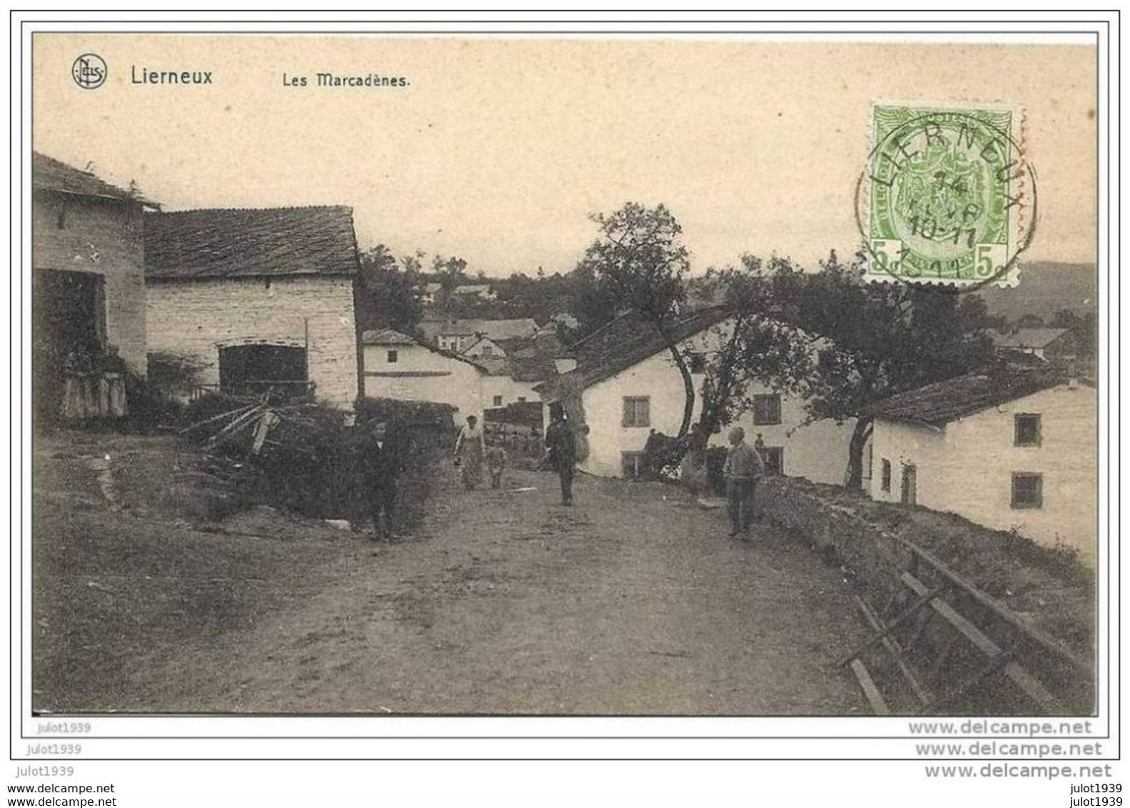 LIERNEUX ..-- Nels 124 , N° 14 . Les Marcadènes .  1911 . Voir Verso . - Lierneux