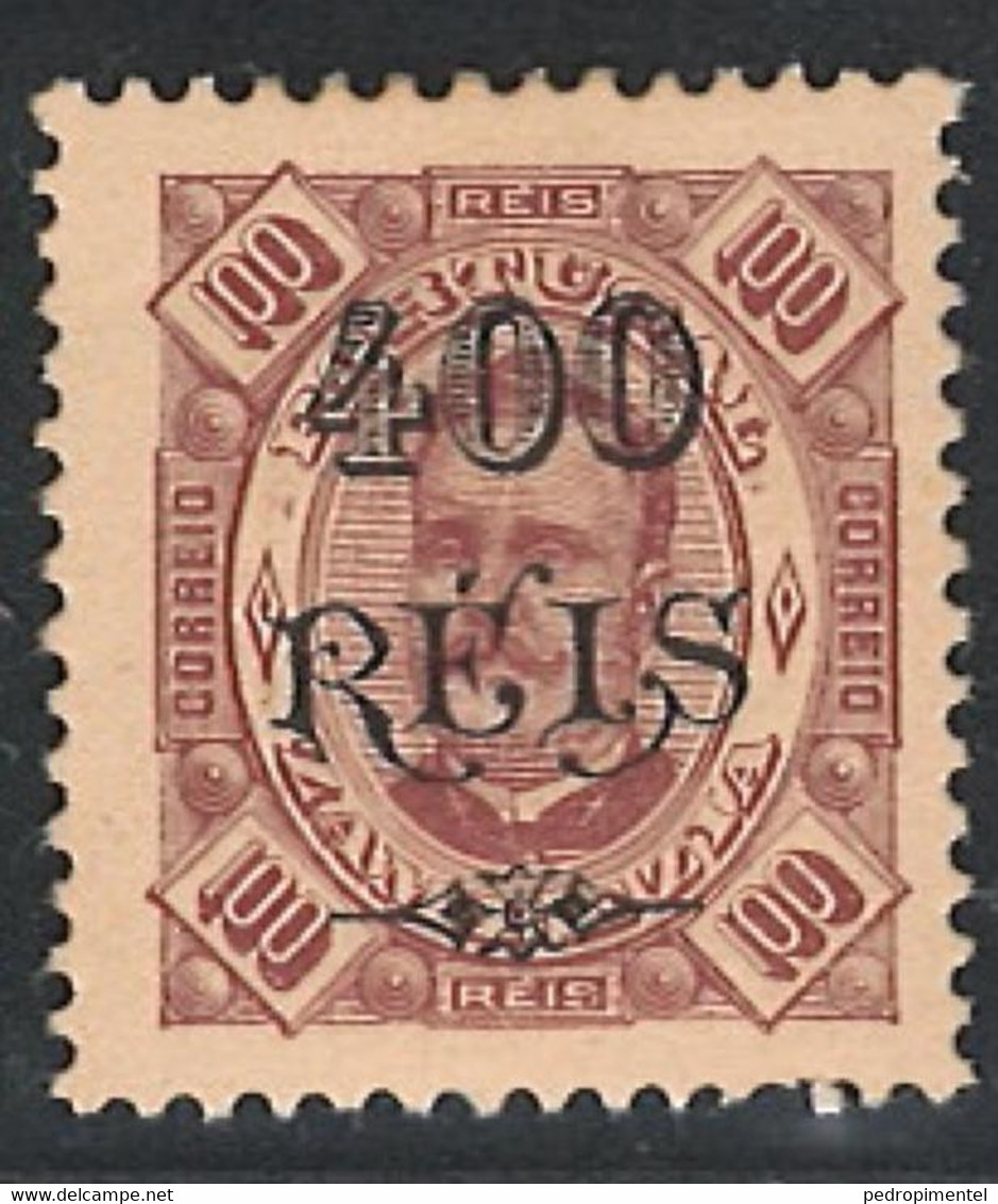 Portugal Zambezia Mozambique 1903 "D. Carlos I" 400r S/ 100r Condition MH OG #40 - Zambezië