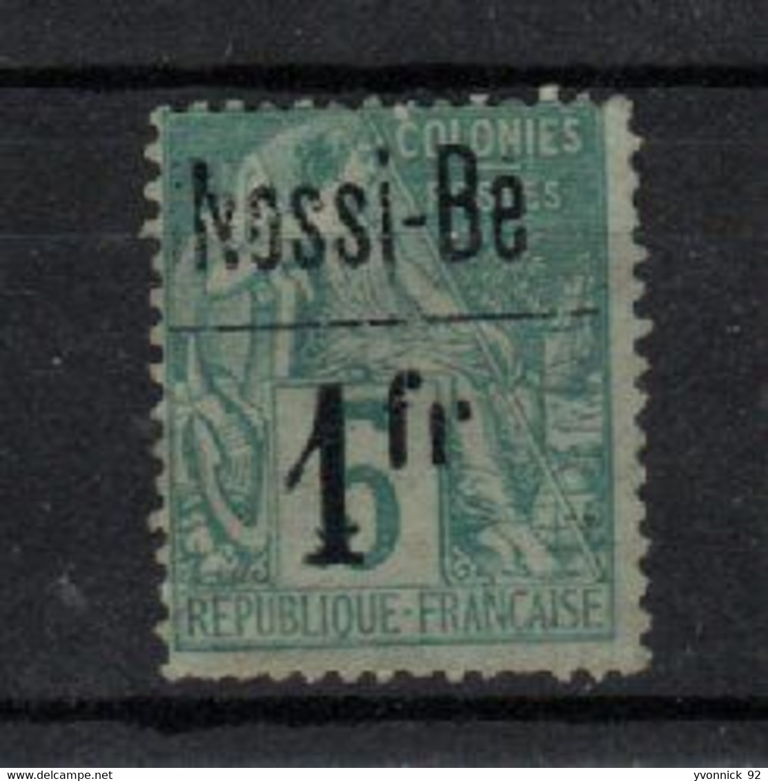 Nossi-Bée _1893 Surch._  N°22 Une Signature - Otros & Sin Clasificación