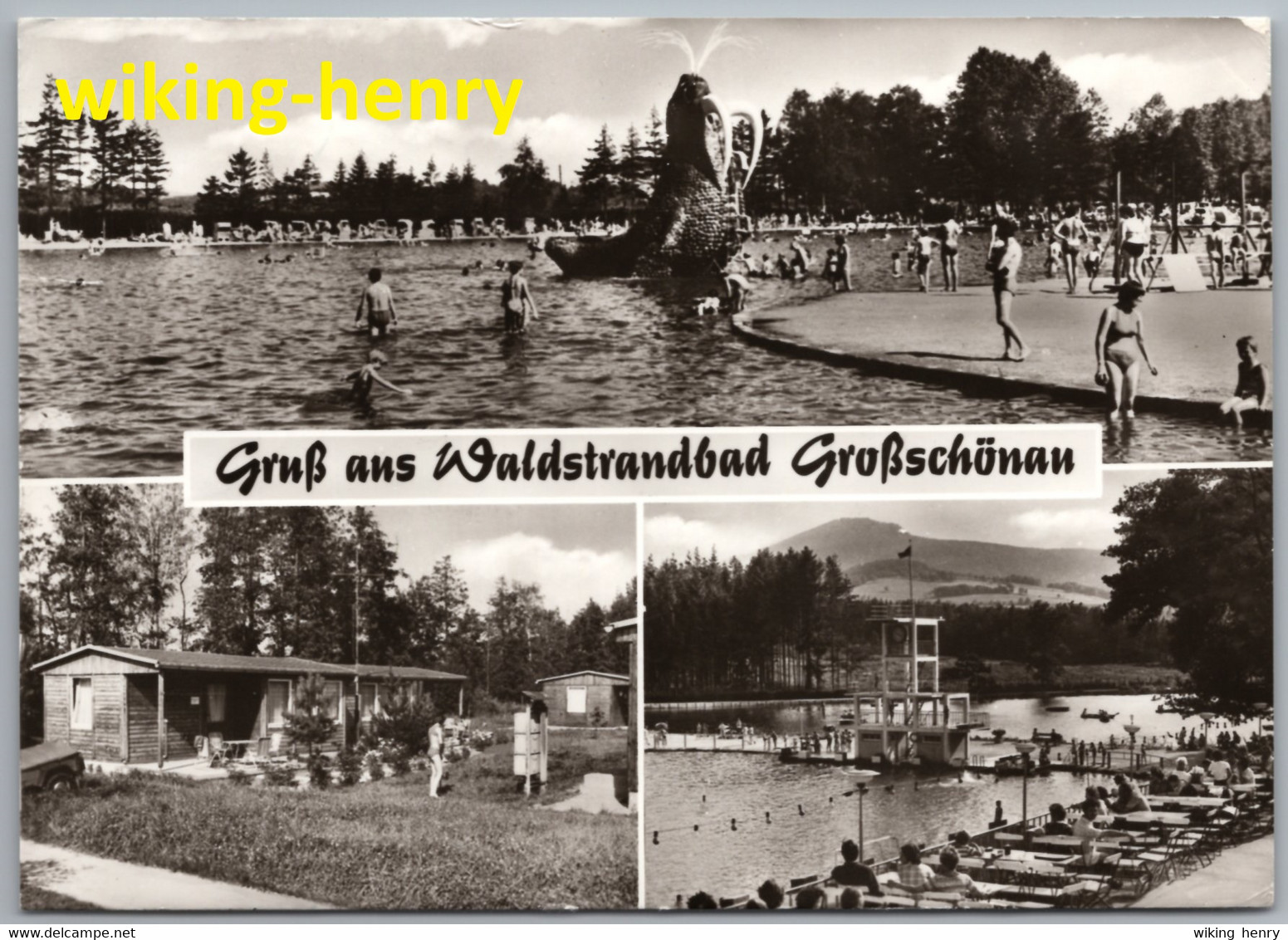 Großschönau - S/w Waldstrandbad 3 - Grossschoenau (Sachsen)