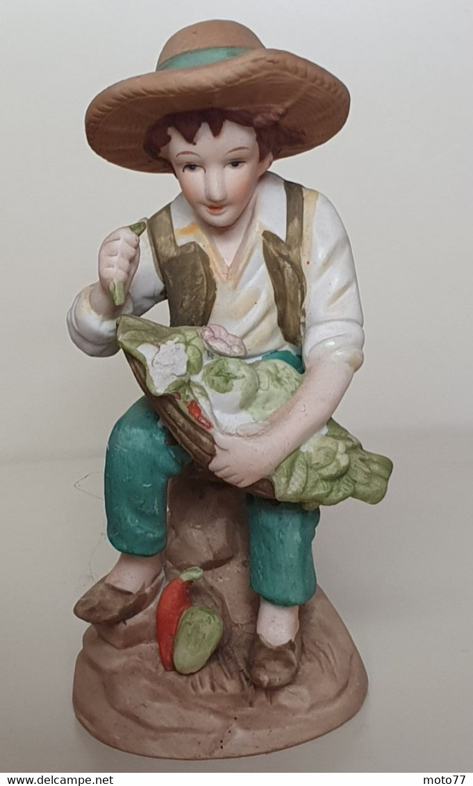 Le Garçon Aux Légumes - Enfant - Chapeau - STATUETTE - Bon état - 3G / Vers 1990 - Otros & Sin Clasificación