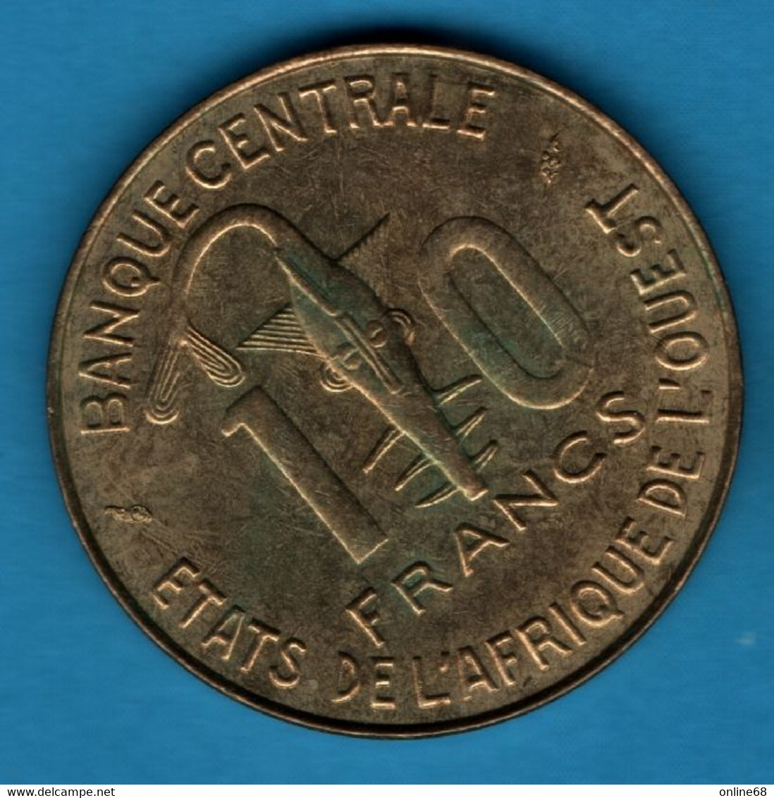 ETATS DE L'AFRIQUE DE L'OUEST 10 FRANCS 1986 KM# 10 FAO - Other - Africa