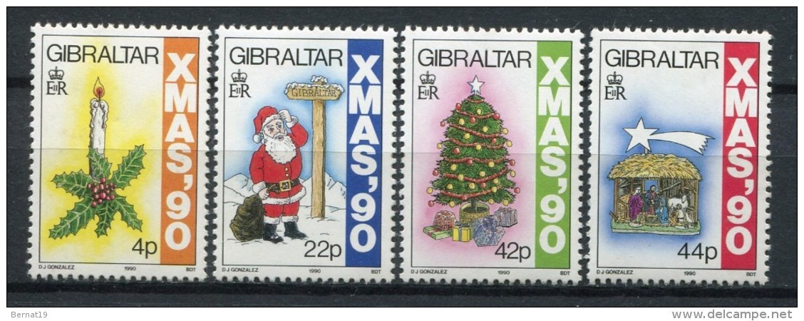 Gibraltar 1990. Yvert 615-18 ** MNH. - Gibraltar