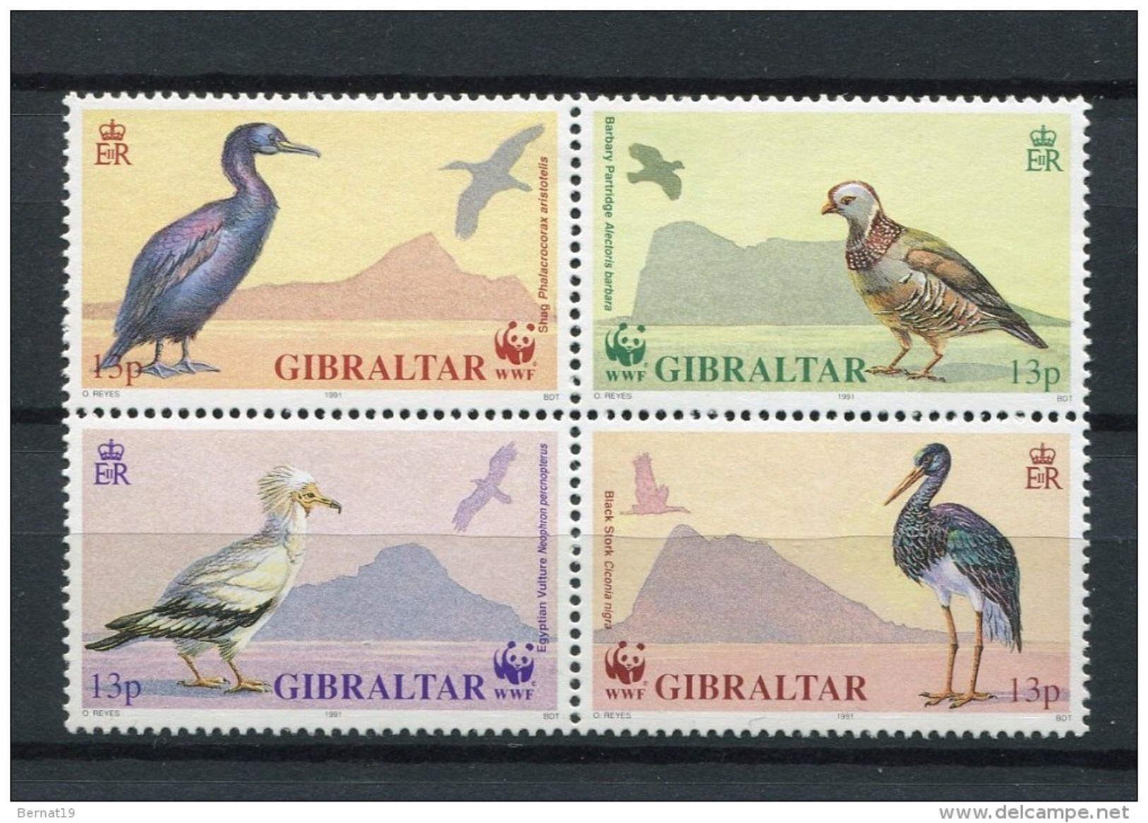 Gibraltar 1991. Yvert 629-32 ** MNH. - Gibraltar