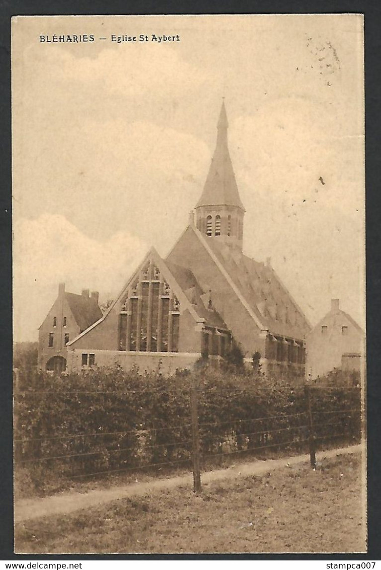 Bléharies - Eglise Kerk Church  St Aybert 1930 - Brunehaut