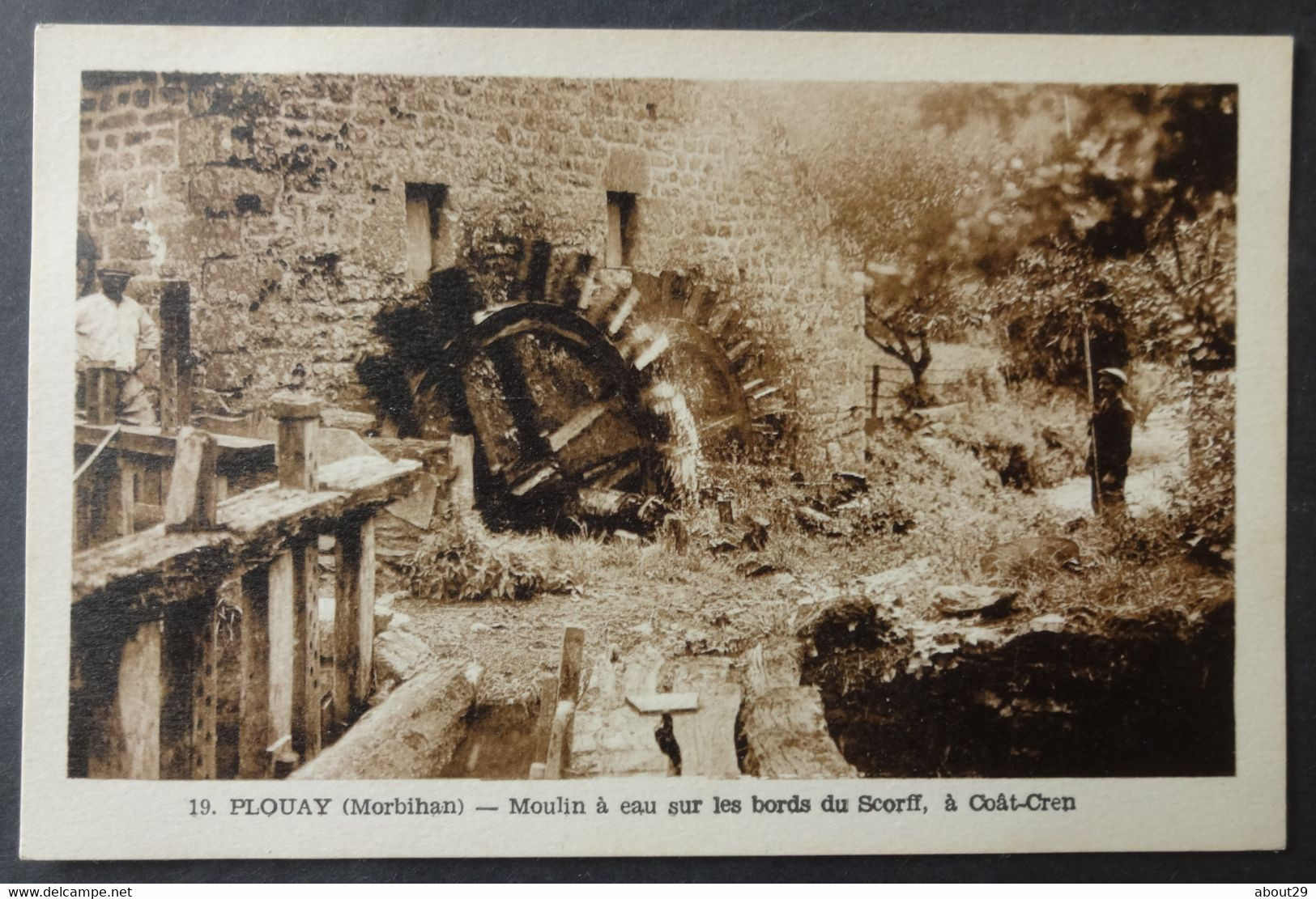 CPA 56 PLOUAY - Le Moulin à Eau Sur Les Bords Du Scorff, à Coât-Cren - Nozais 19 - Réf. R 25 - Pont Scorff