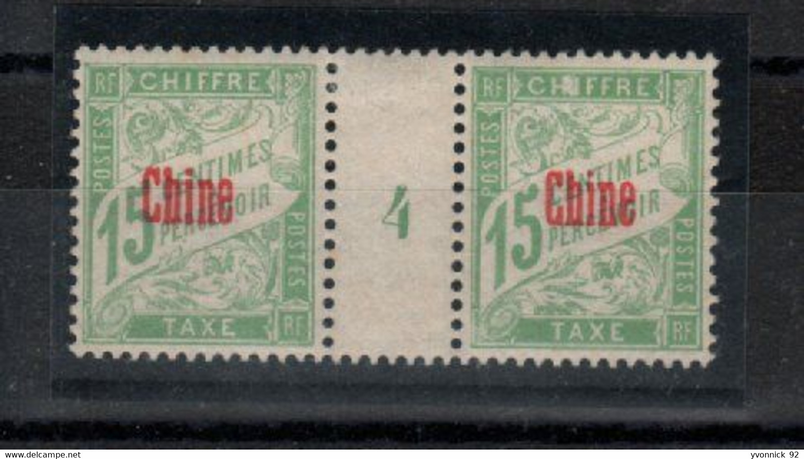 Chine  -  Millésime  Taxe ( 1904 )  N°3 - Other & Unclassified