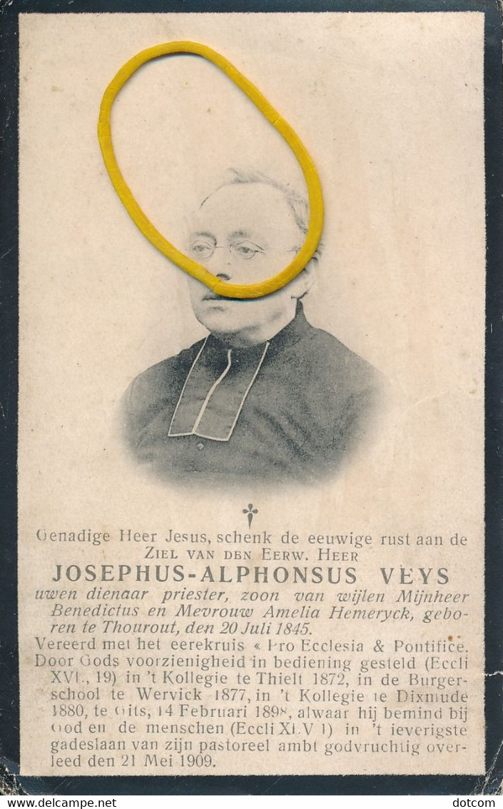 E.H.Josephus Alphonsus VEYS -- °Torhout 1845 - Gits 1909 - Obituary Notices