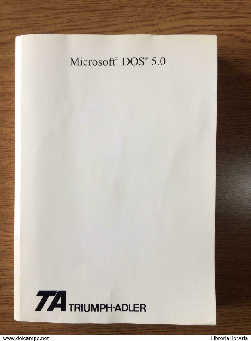 Microsoft DOS 5.0 - Triumph-Adler - 1991 - AR - Geneeskunde, Biologie, Chemie