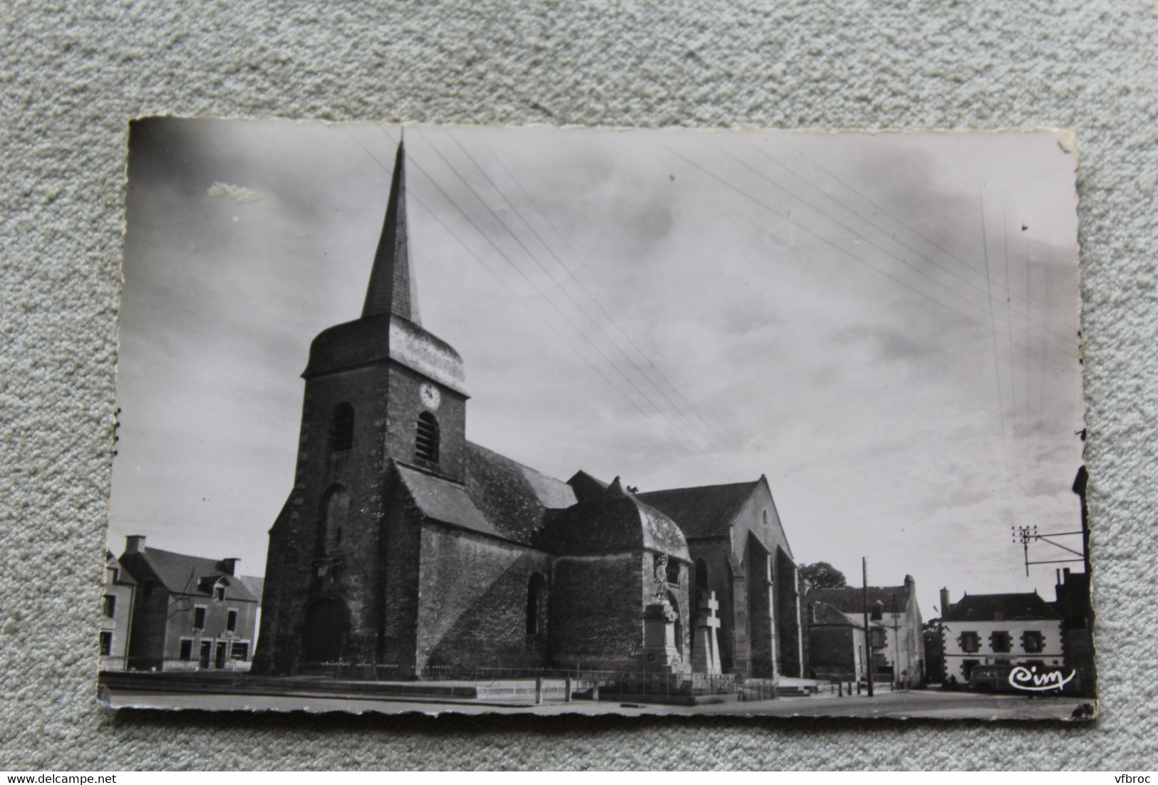 Cpsm, Allaire, L'église Et Les Monuments, Morbihan 56 - Allaire
