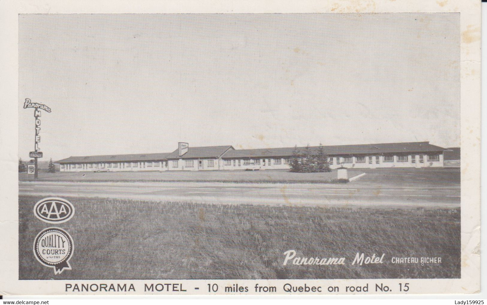 PANORAMA MOTEL, CHATEAU RICHER,   QUE - Andere & Zonder Classificatie