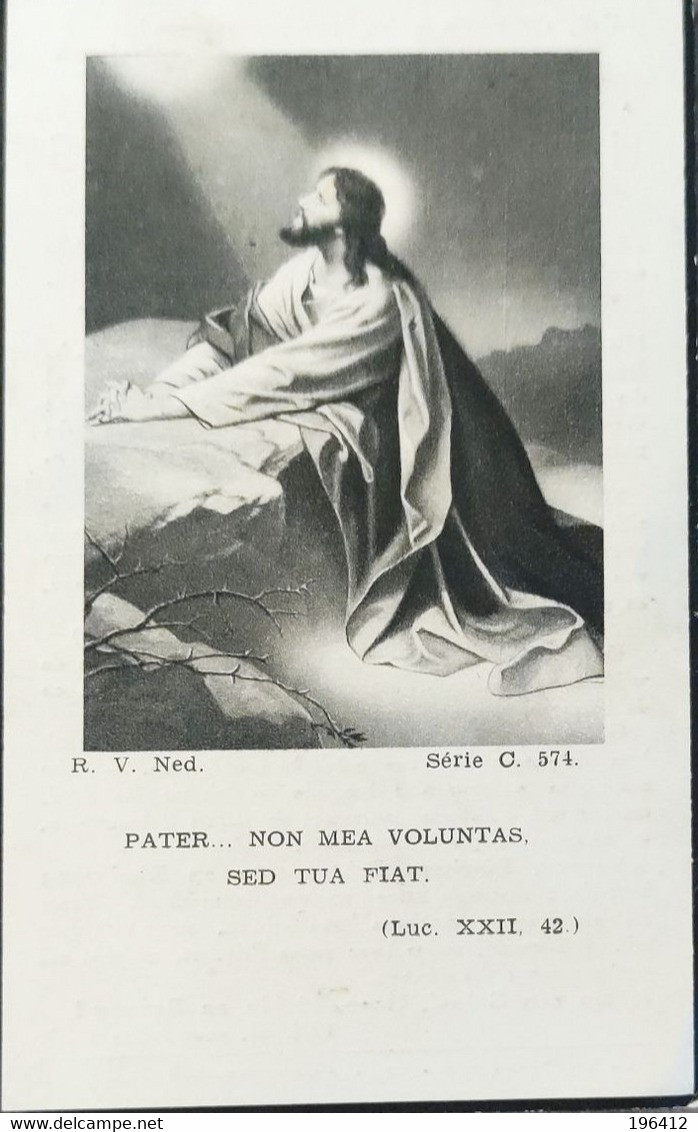 DODPRENTJE - HENRI VERRAES ECHTGENOOT VAN M.PROVOOST(° ROESELARE 1858 -/+ IZEGEM  1939) ( BP 141) - Todesanzeige