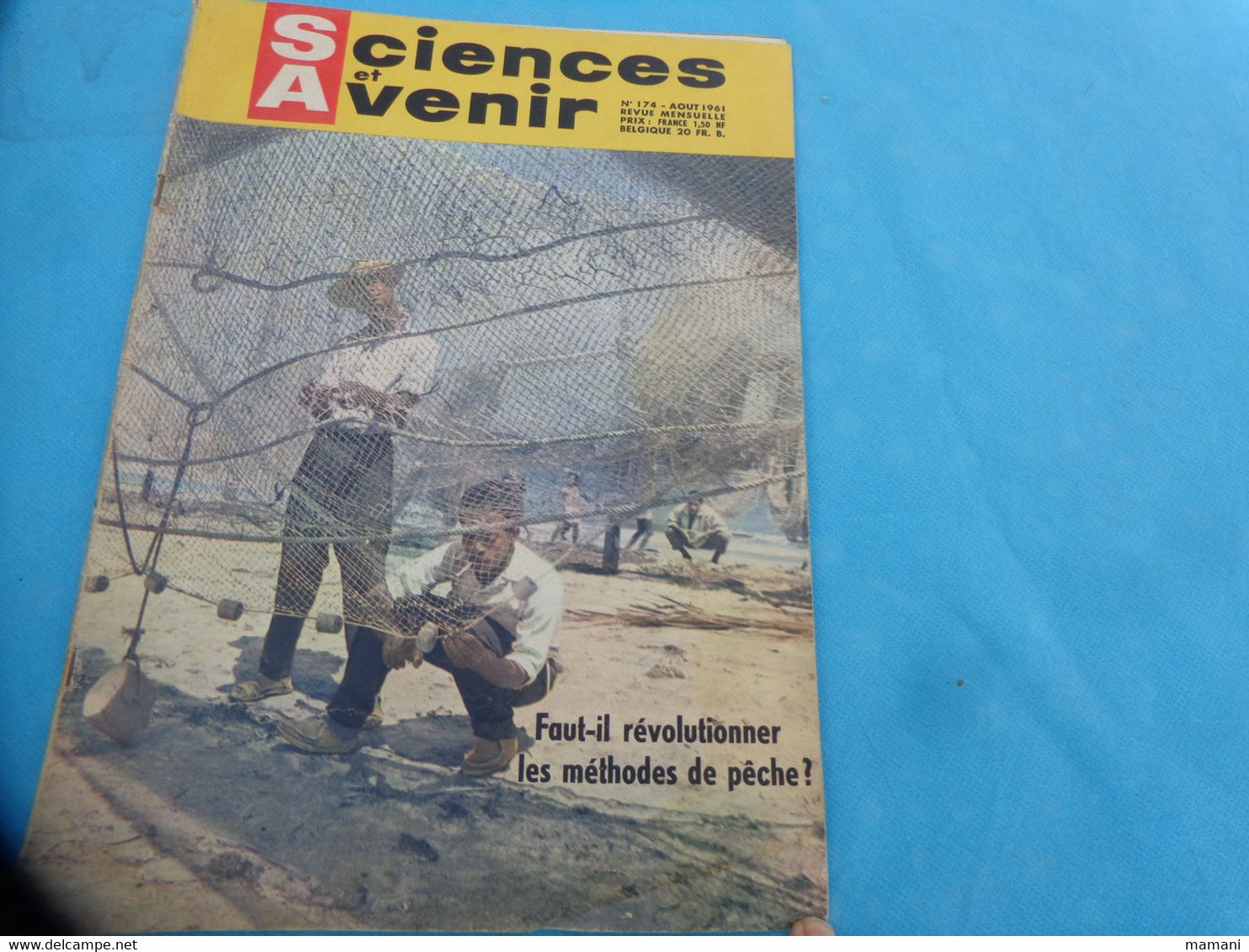 lots de revues sciences et avenir 1957 n°123-124-125-128-130-150 -1961 n° 170-172-174-176-179 1962 n°188 (voir sommaire