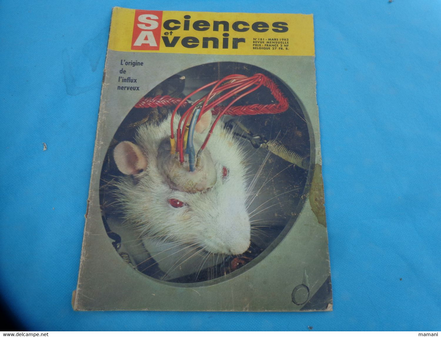 lots de revues sciences et avenir 1957 n°123-124-125-128-130-150 -1961 n° 170-172-174-176-179 1962 n°188 (voir sommaire