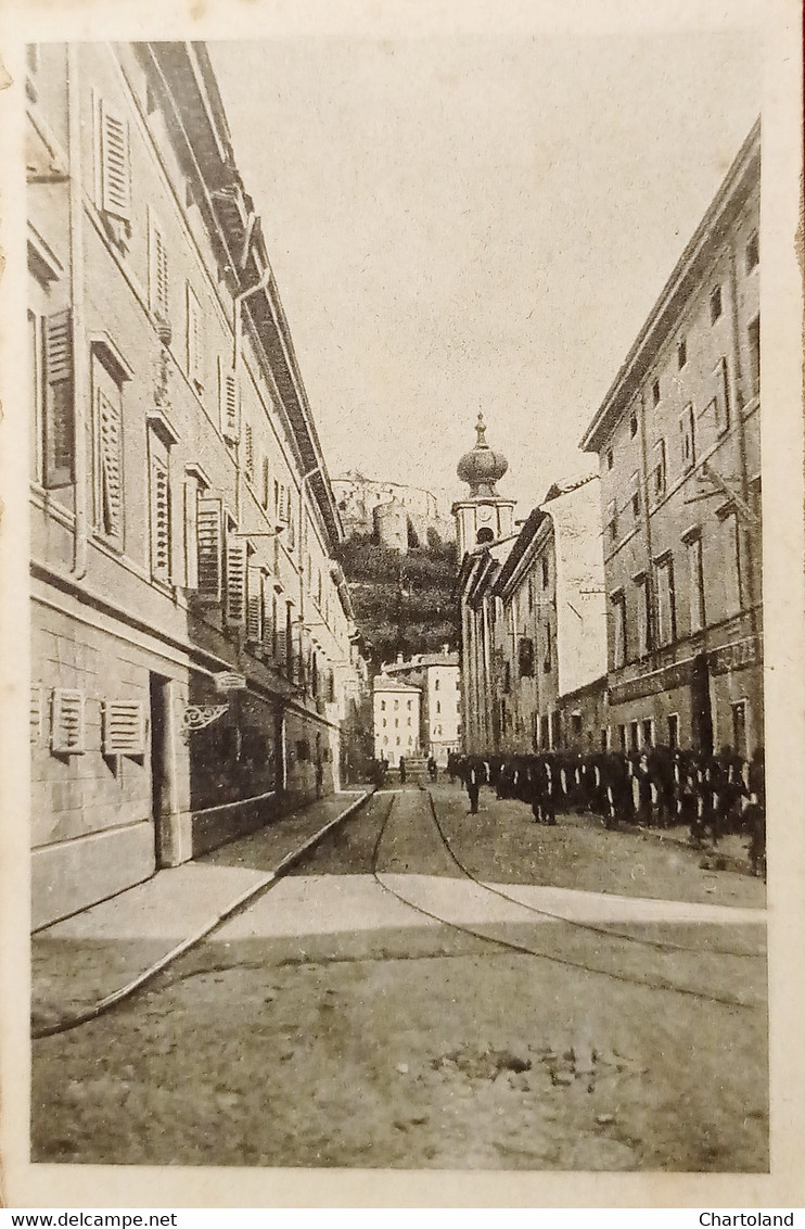 Cartolina WWI - Comando Supremo - Gorizia - Via Delle Scuole - 1915 Ca. - Gorizia