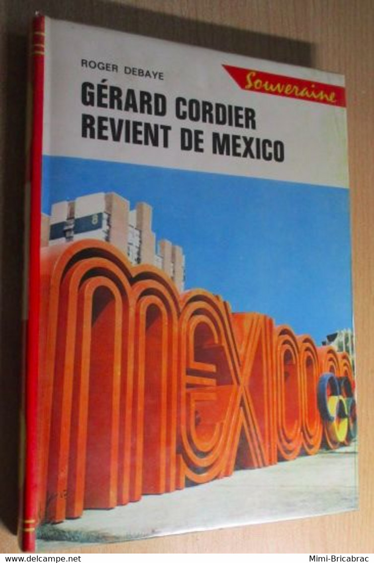 Edition Originale 1968 BIBLIOTHEQUE ROUGE ET OR / TELE-SOUVERAINE ORTF JEUX OLYMPIQUES DE MEXICO ROGER CORDIER - Bibliothèque Rouge Et Or