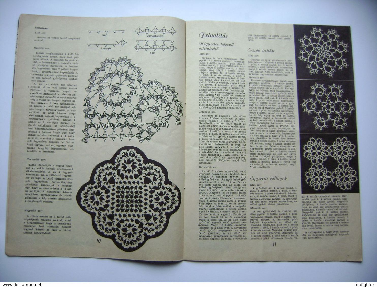 Hungary - FÜRGE UJJAK 5/1966 - Magazine For Handmade, Crochet, Knitting, 23 Pages, Photos, Hungarian Language - Vita Quotidiana