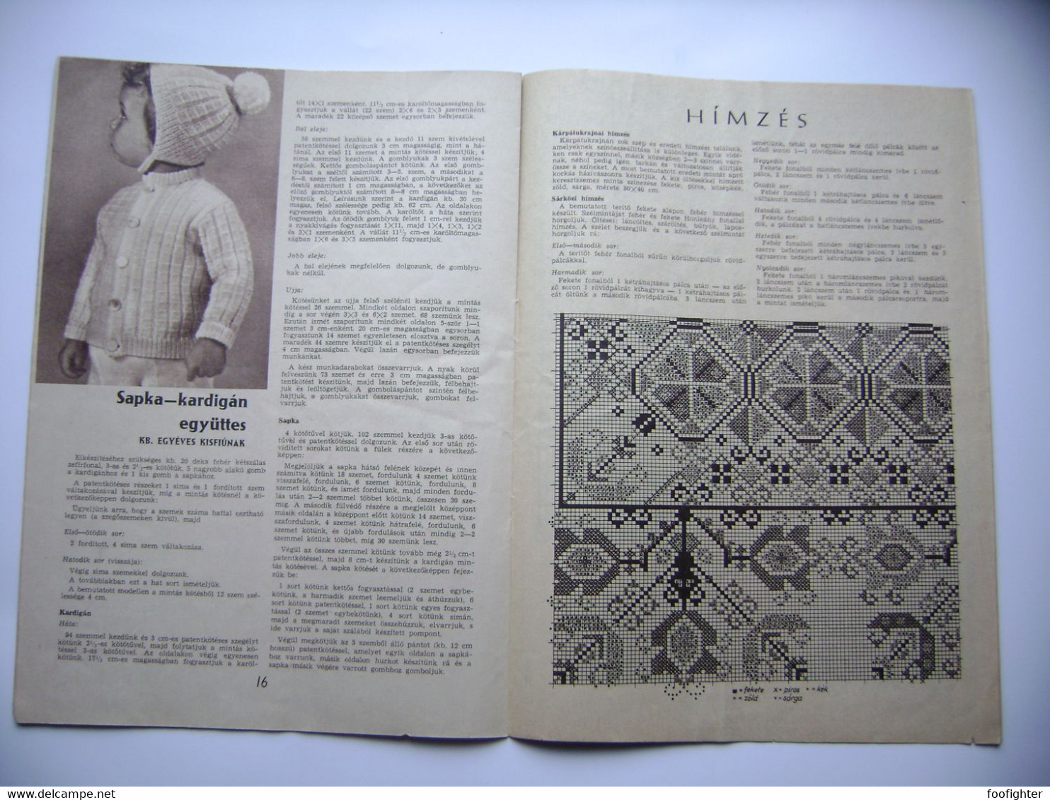 Hungary - FÜRGE UJJAK 5/1966 - Magazine For Handmade, Crochet, Knitting, 23 Pages, Photos, Hungarian Language - Pratique