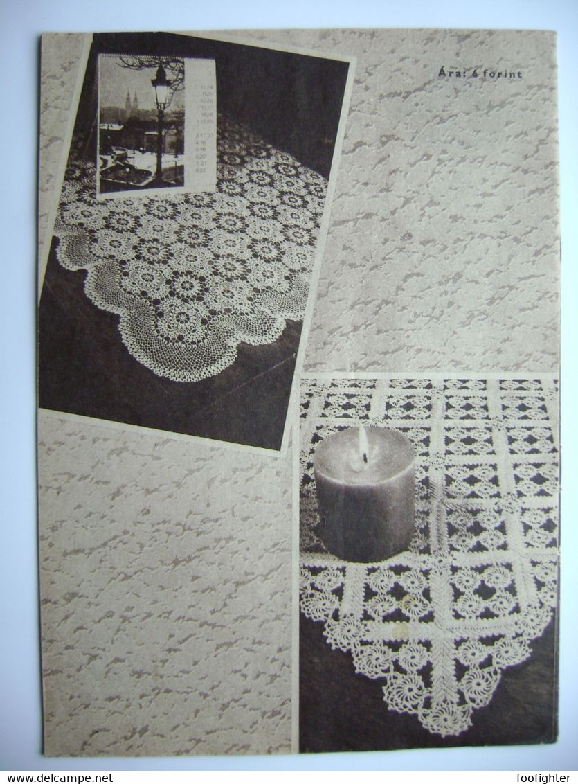 Hungary - FÜRGE UJJAK 1/1966 - magazine for handmade, crochet, knitting, 23 pages, photos, hungarian language