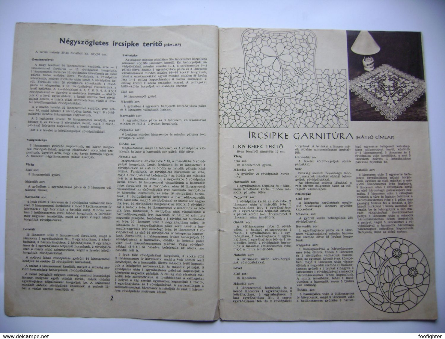 Hungary - FÜRGE UJJAK 6/1966 - Magazine For Handmade, Crochet, Knitting, 23 Pages, Photos, Hungarian Language - Práctico