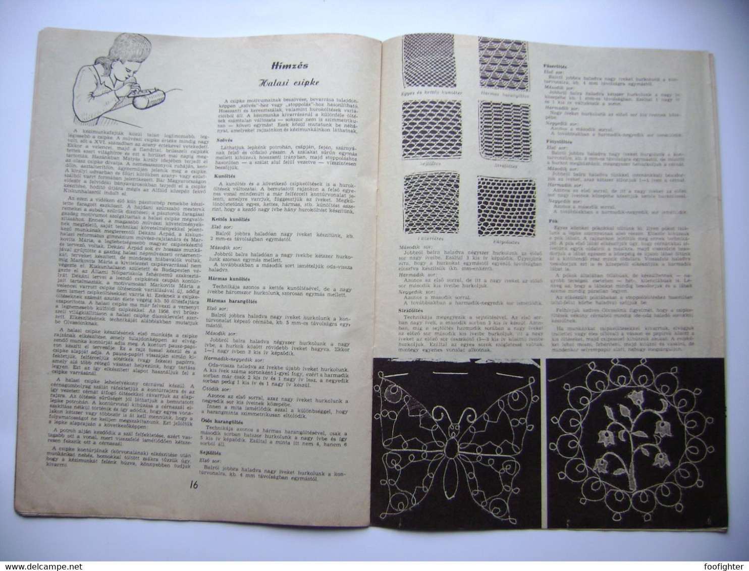 Hungary - FÜRGE UJJAK 6/1966 - Magazine For Handmade, Crochet, Knitting, 23 Pages, Photos, Hungarian Language - Práctico