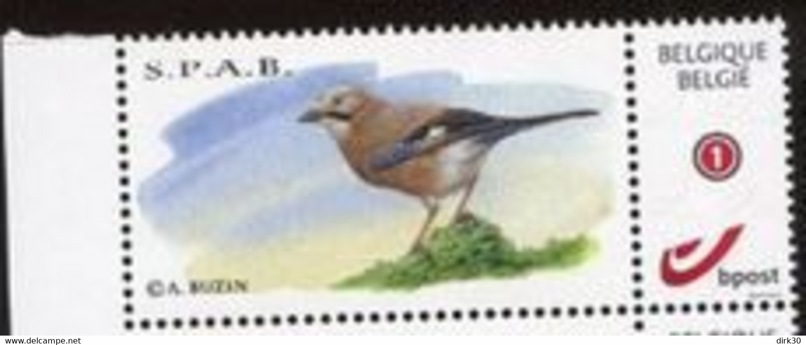 Belgie Birds SPAB Buzin Gepersonaliseerde Zegel Duostamp MNH - Altri & Non Classificati