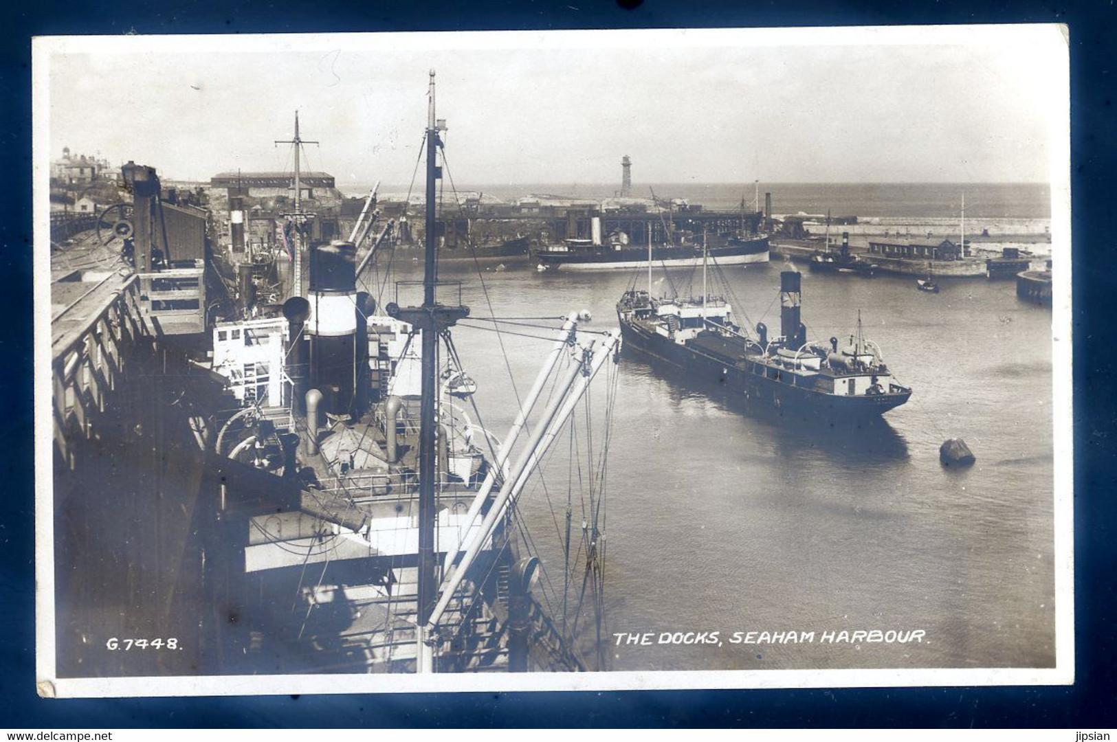 Cpa Angleterre Durham The Docks Seaham Harbour    SPT21-04 - Other & Unclassified