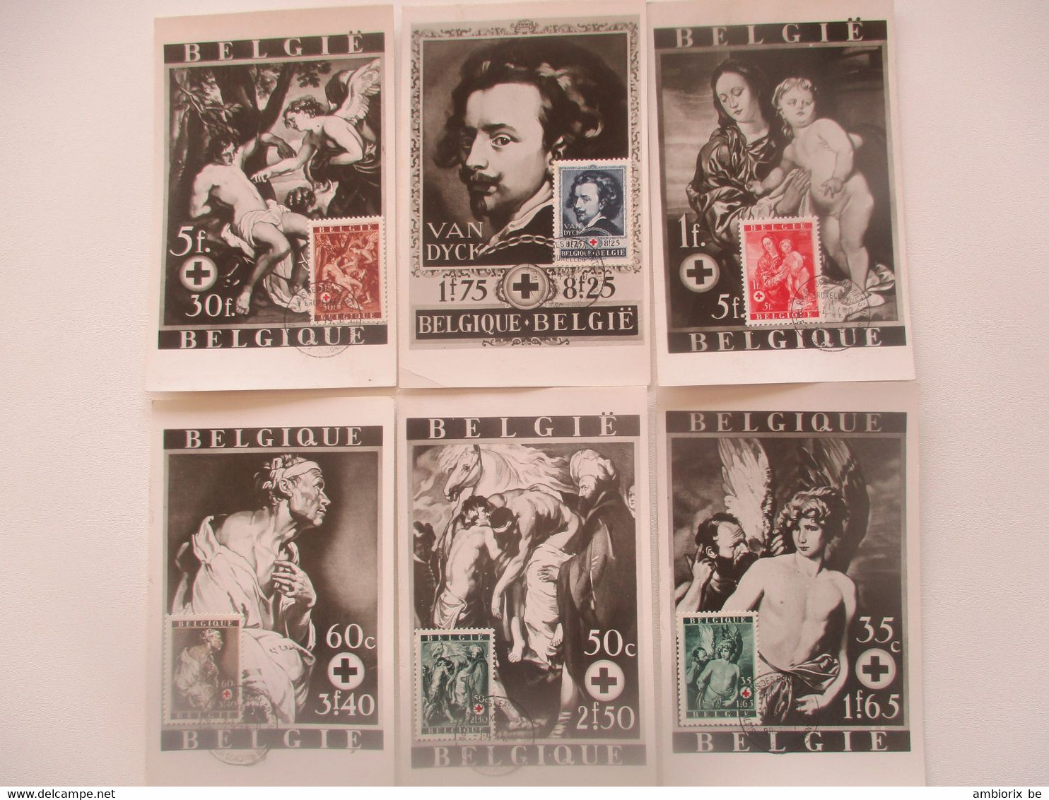 Cartes Max 647 à 652 - 1934-1951