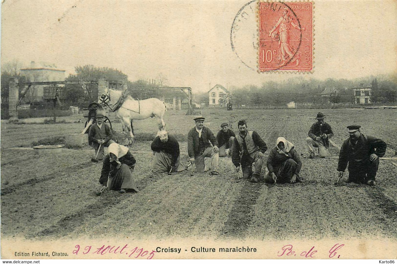 Croissy * La Culture Maraîchère * Agriculture Agricole * Maraîchage - Croissy-sur-Seine