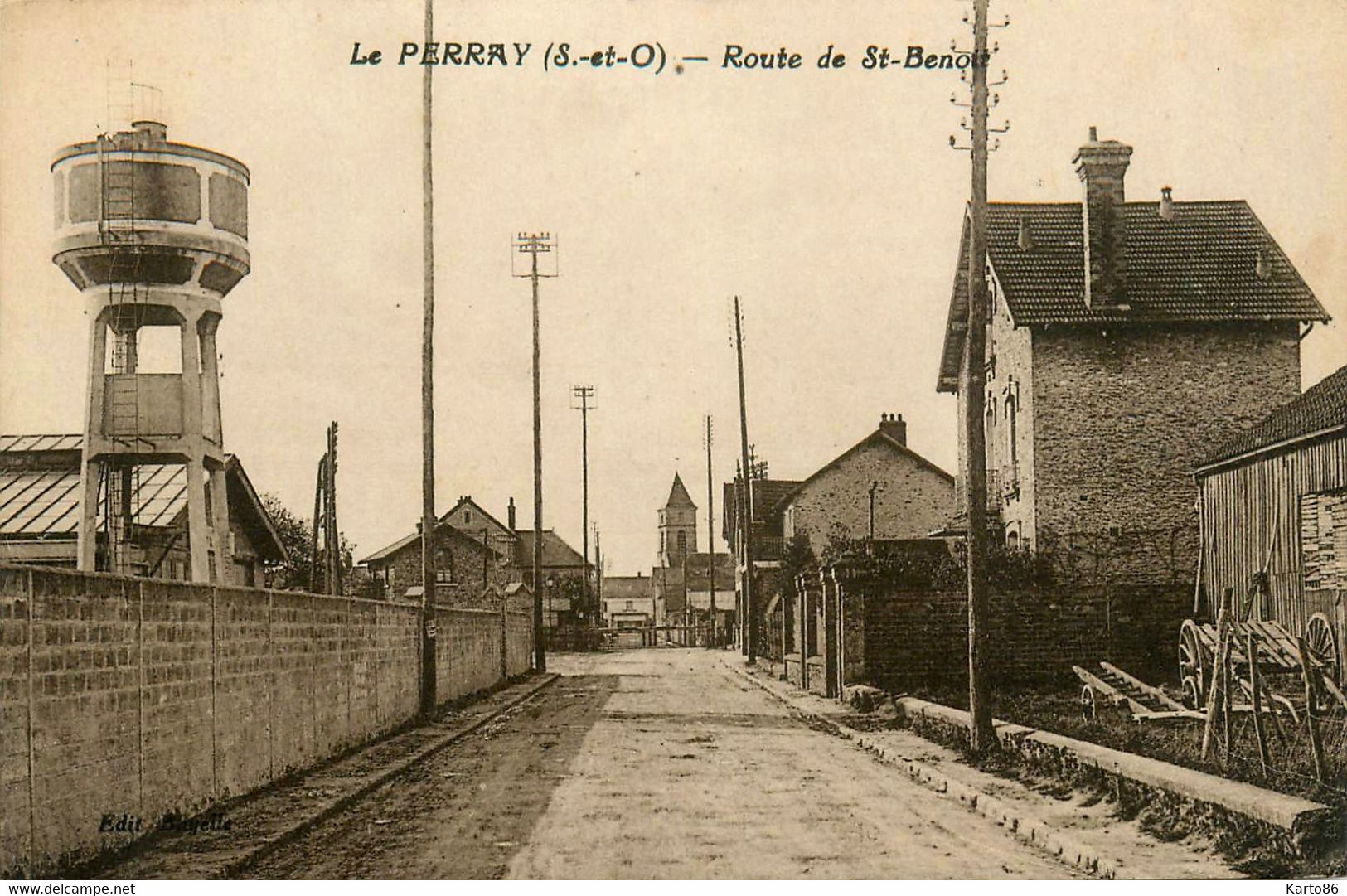 Le Perray * La Route De St Benoit * Château D'eau - Le Perray En Yvelines