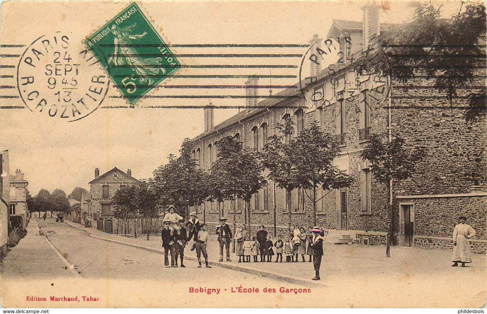 SEINE SAINT DENIS  BOBIGNY école De Garçons - Bobigny
