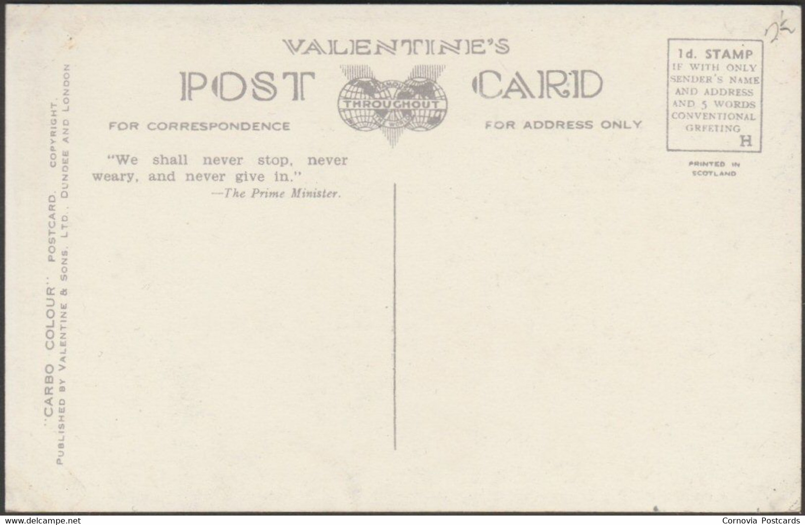 Tower Bridge, Pittencrieff Glen, Dunfermline, C.1940 - Valentine's Postcard - Fife