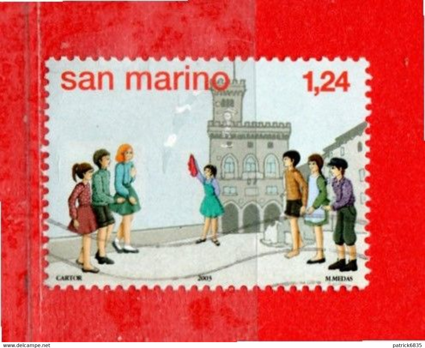 San. MARINO °- 2003 - Antichi Giochi Giovanili - Tiro Della Corda. Unif.1952.  Usato. - Gebruikt