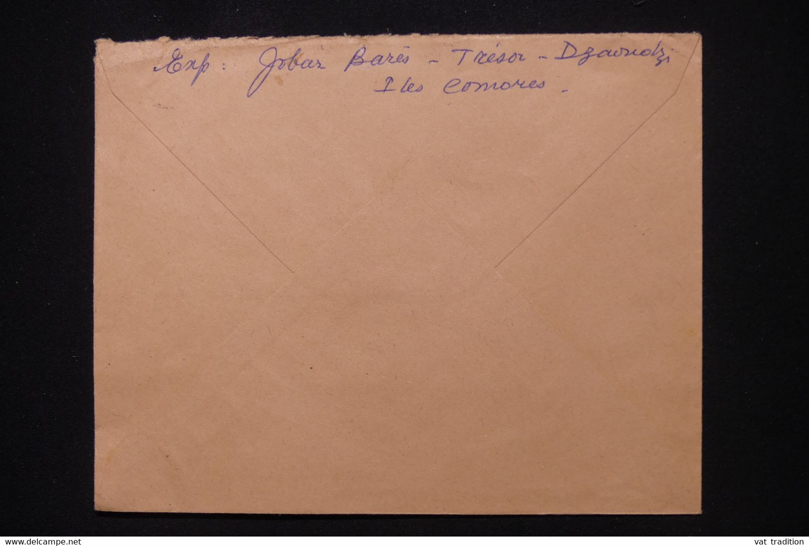 COMORES - Enveloppe De Dzaoudzi Pour Colmar En 1964, Affranchissement Coquillage - L 106875 - Cartas & Documentos