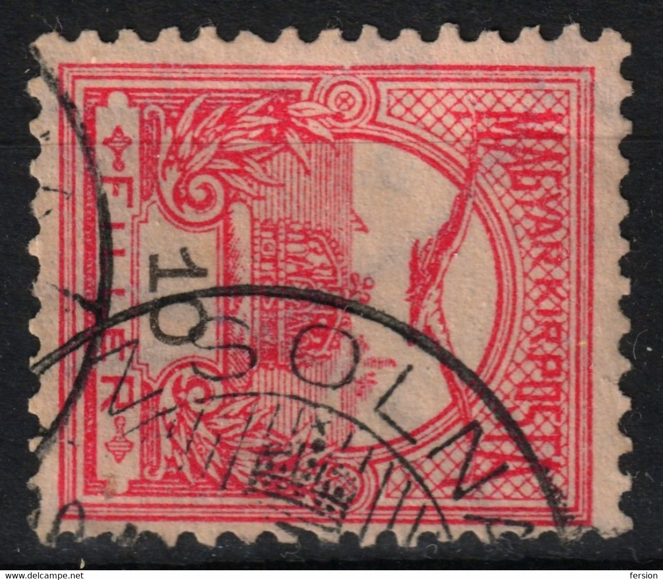 Žilina ZSOLNA Postmark TURUL Crown 1910's Hungary SLOVAKIA - Trencsén County KuK K.u.K  10 Fill - ...-1918 Préphilatélie