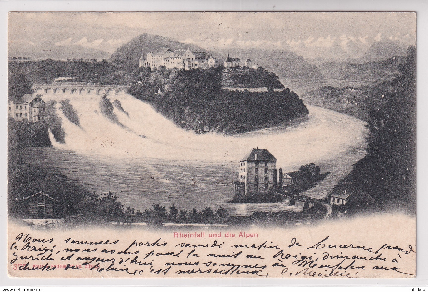 Rheinfall Und Die Alpen - Sonstige & Ohne Zuordnung