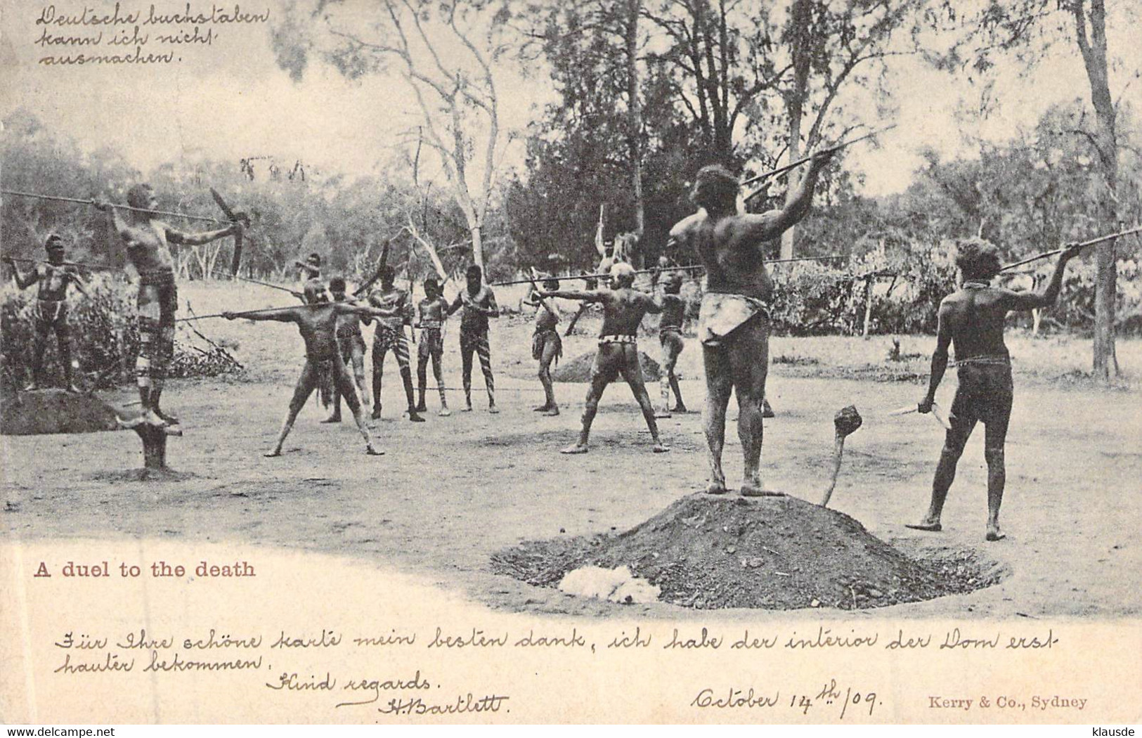 A Duell To The Death - Aborigines Bogen,Speere - Aborigines