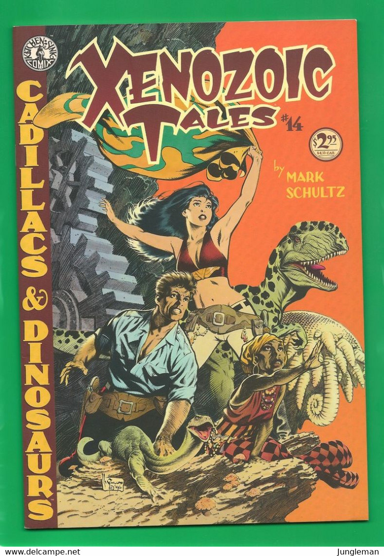 Xenozoic Tales - Cadillacs & Dinosaurs N° 14 - En Anglais - Editions Kitchen Sink Press - Octobre 1996 - TBE / Neuf - Altri Editori