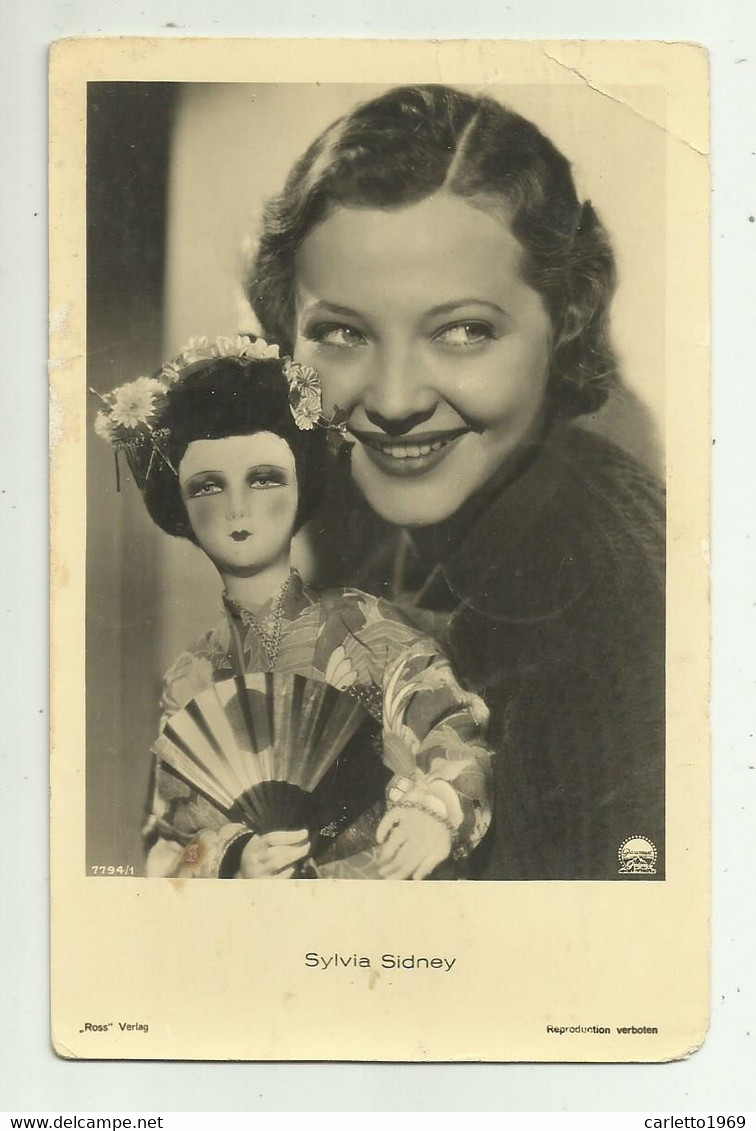 SYLVIA SIDNEY - PARAMOUNT PICTURES - VIAGGIATA FP - Acteurs