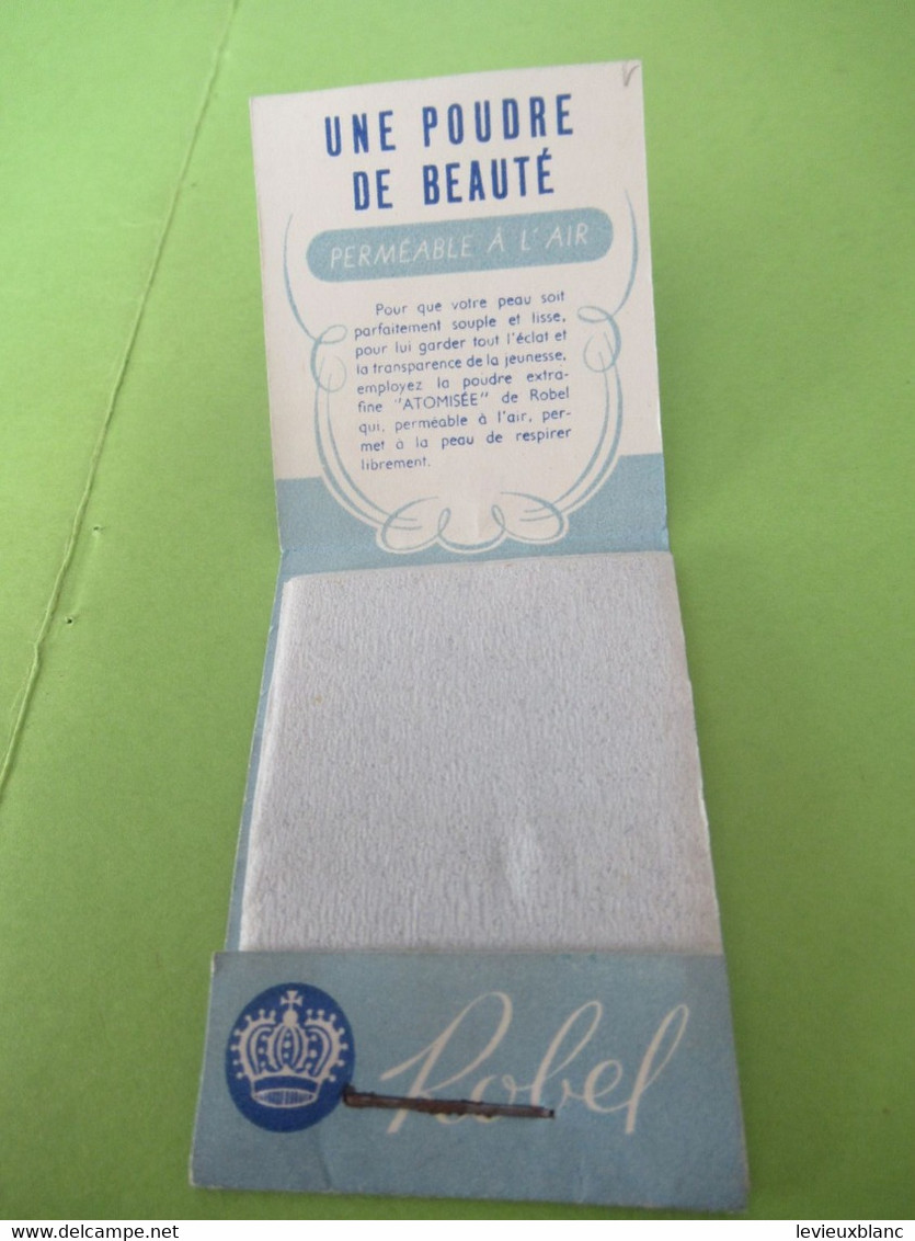 Poudre De Beauté Atomisée ROBEL/Pochette échantillon/ Institut Robel Matignon/Vers 1960-1980         PARF220 - Productos De Belleza
