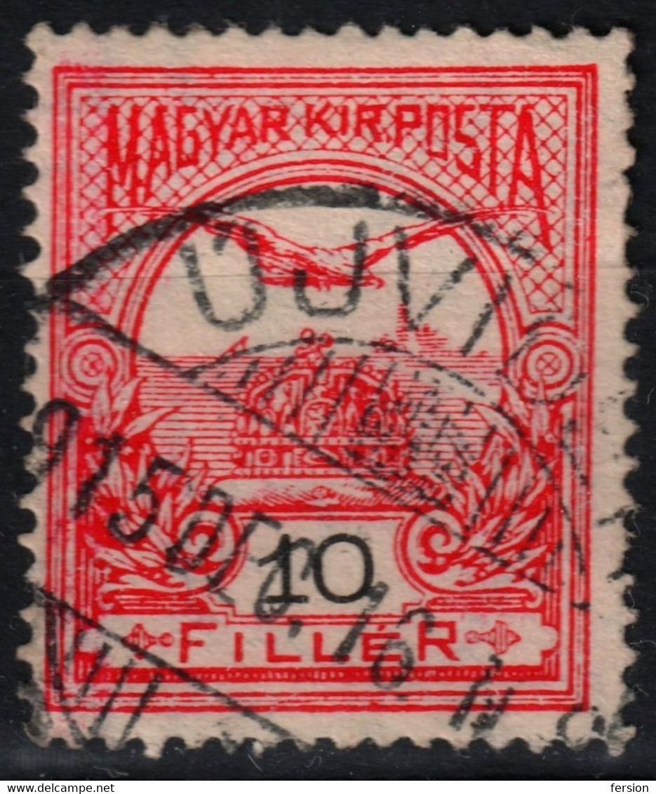 ÚJVIDÉK Novi Sad  Postmark TURUL Crown 1915 Hungary SERBIA Vojvodina BACKA BÁCS BODROG County KuK - 10 Fill - Prefilatelia