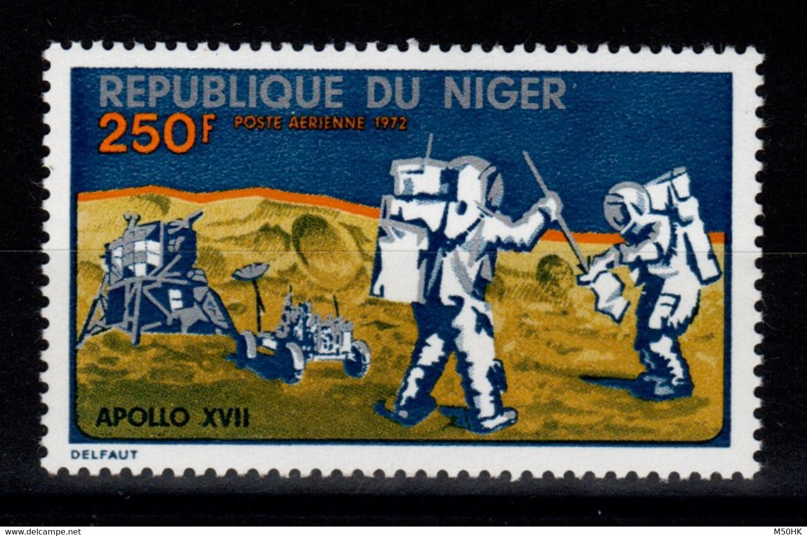 Niger - YV PA 203 N** , Apollo XVII - Niger (1960-...)