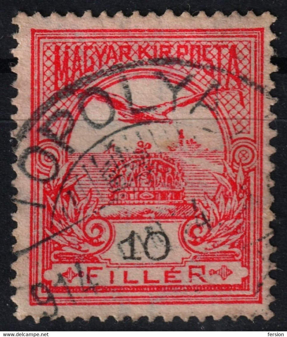 TOPOLYA Topola Postmark TURUL Crown 1914 Hungary SERBIA Vojvodina BACKA BÁCS BODROG County KuK Wmk7. 10 Fill - Vorphilatelie