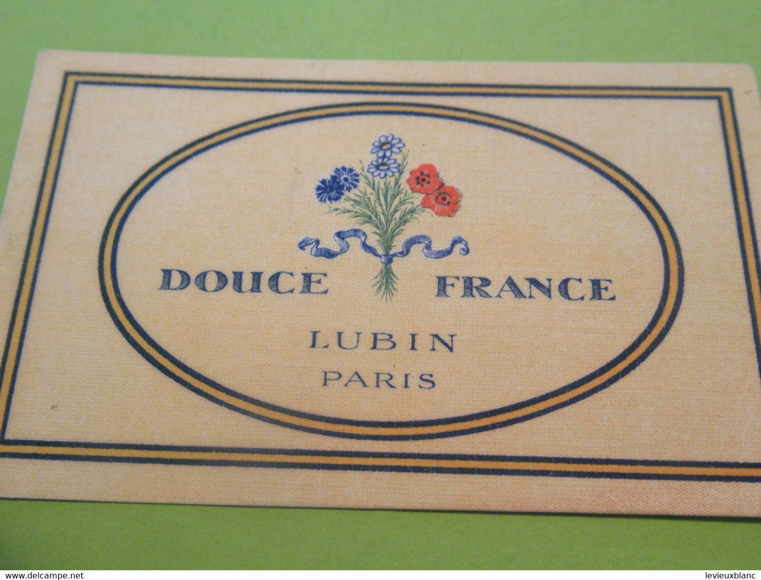 Carte Parfumée/ DOUCE FRANCE/ LUBIN /Paris /Vers 1930-1950      PARF223 - Antiquariat (bis 1960)